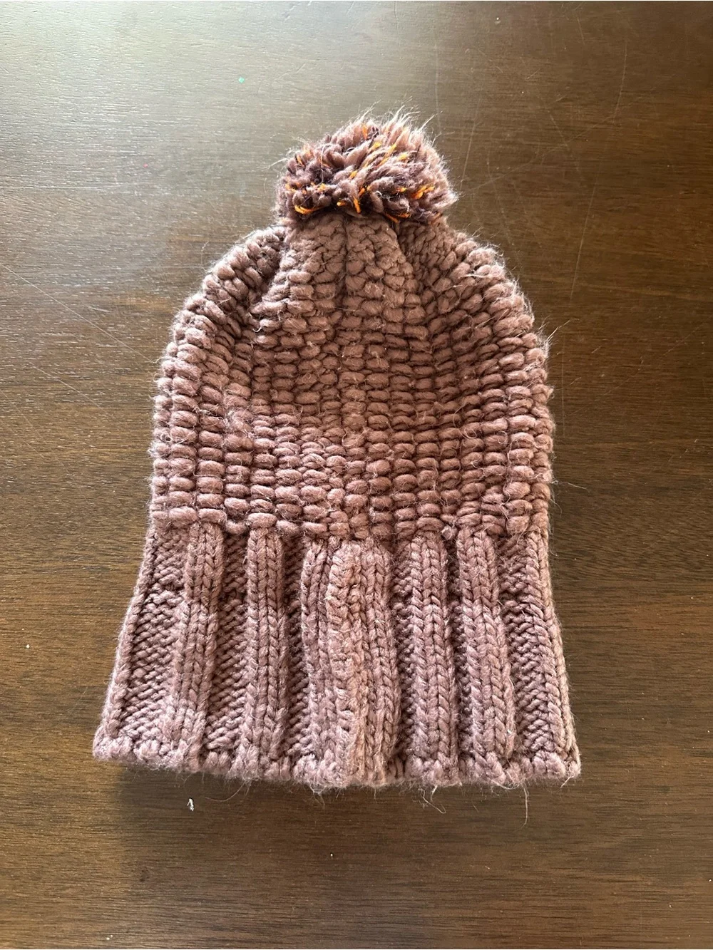 The North Face Women’s Pink Knit Pom Beanie